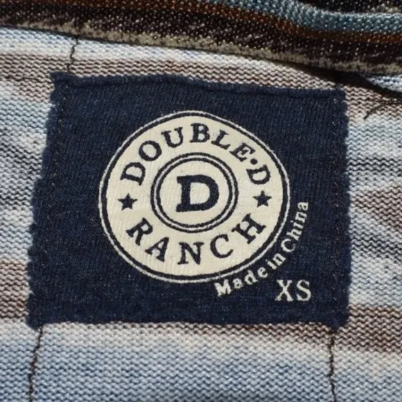 Double D Ranch Southwestern Style Blanket Pattern Mini  Skirt XS EUC