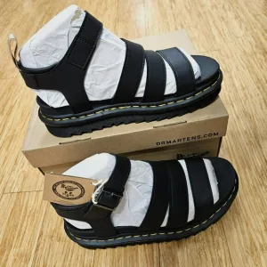 Dr. Martens Air Wair Womens Sandals Sz 9 Blaire Black Life is Strange Goth Punk