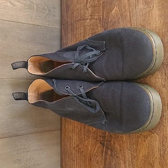 Dr. Martens Airwair Daytona Black Canvas Chukkah Boots Men's sz 11