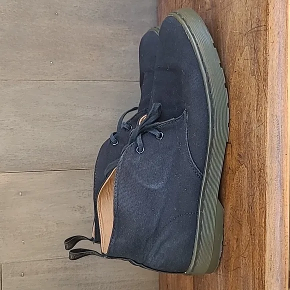 Dr. Martens Airwair Daytona Black Canvas Chukkah Boots Men's sz 11
