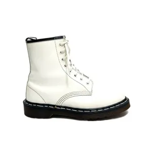 DR. MARTENS | Vintage 1990s white leather 8-eye original boots MADE IN ENGLAND