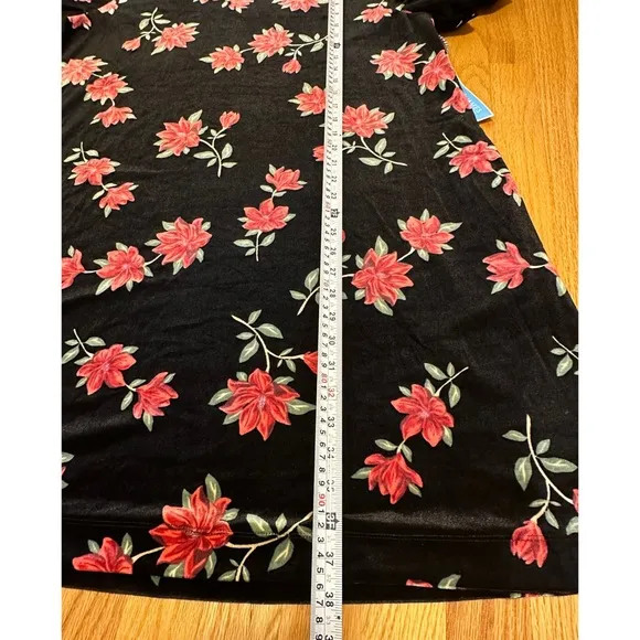 Draper James RSVP Floral Velvet Dress NWT