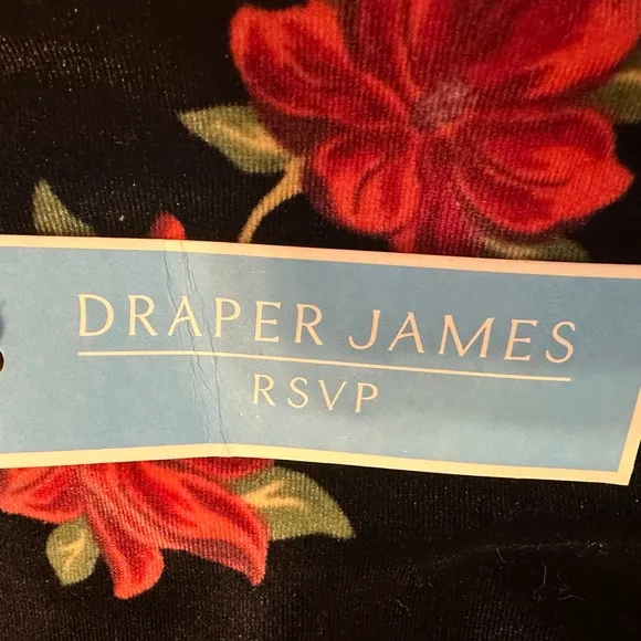 Draper James RSVP Floral Velvet Dress NWT