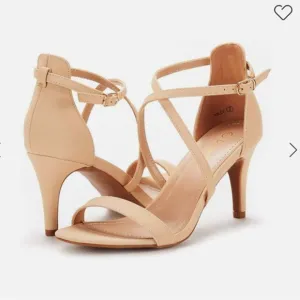 DREAM PAIRSWide Width Stiletto Pump Heels Sandals size 8.5 Wide