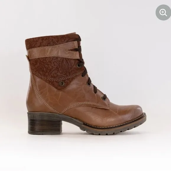 Dromedaris Kara Print Saddle Print boots