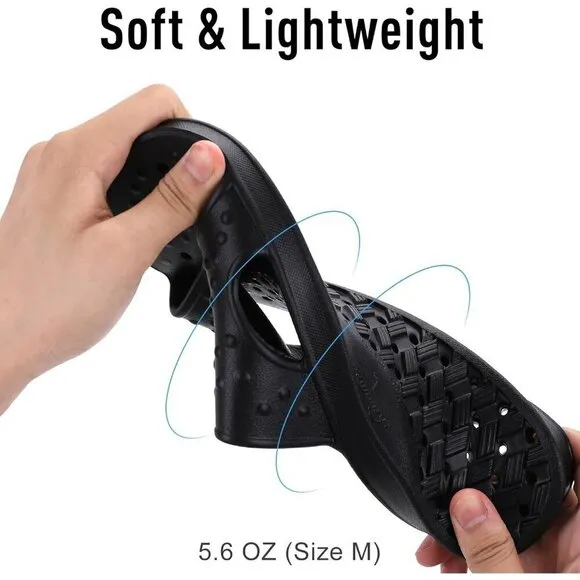 Drying Pool Slides Lightweight Beach Sandals Drain Holes for Women