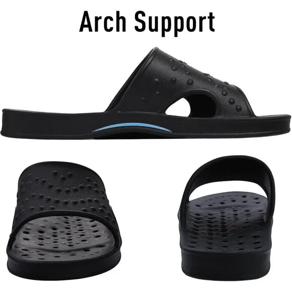 Drying Pool Slides Lightweight Beach Sandals Drain Holes for Women