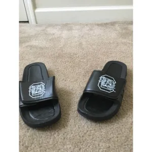 Dynomite Black White Slides Sandals South Carolina Gamecocks Size M 9