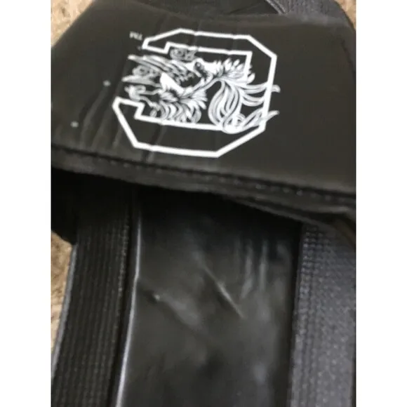 Dynomite Black White Slides Sandals South Carolina Gamecocks Size M 9