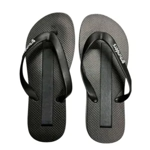 EARTHING GROUNDERS BLACK GROUNDING FLIP FLOPS SANDALS MENS SIZE 12 EUR 46 NEW