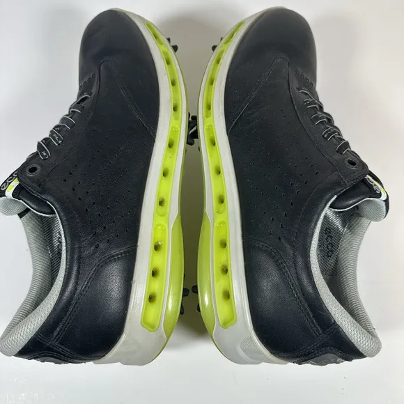 Ecco Cool GTX Golf Shoes EU 39 Extra Width Gortex Black Green Dritton Leather