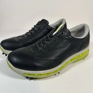 Ecco Cool GTX Golf Shoes EU 39 Extra Width Gortex Black Green Dritton Leather