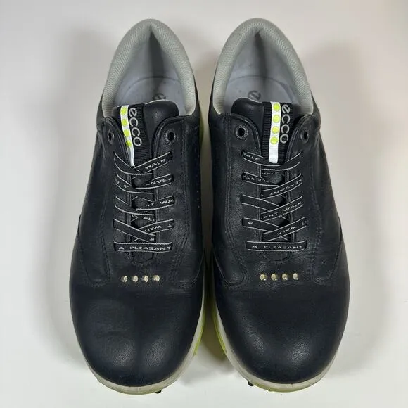 Ecco Cool GTX Golf Shoes EU 39 Extra Width Gortex Black Green Dritton Leather