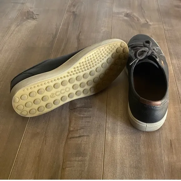 ECCO Men's Soft 7 Sneaker in Black