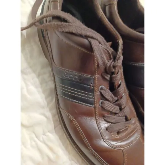 Ecco Rugged Track GTX WP Low Shoes Plain Toe Brown Mens Size EU 46‎ US 12, 12.5