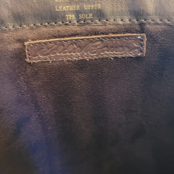 Eddie Bauer Vintage Y2K High Definition Brown Leather Equestrian Tall Boots EUC