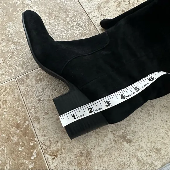 Eileen Fisher tall suede Black Knee-High Women's Boots
