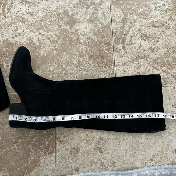 Eileen Fisher tall suede Black Knee-High Women's Boots