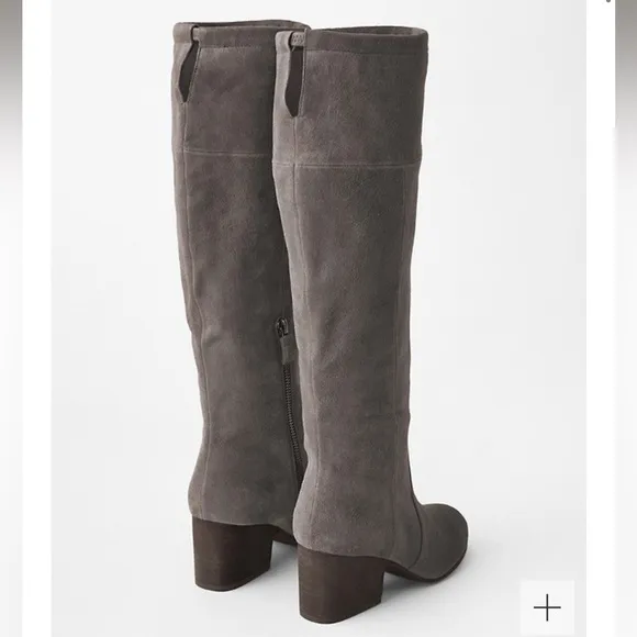 Eileen Fisher tall suede Black Knee-High Women's Boots