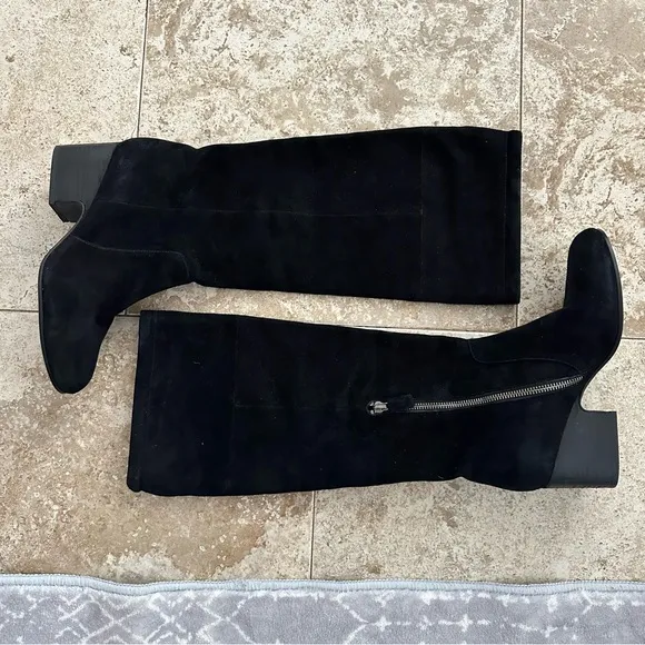 Eileen Fisher tall suede Black Knee-High Women's Boots