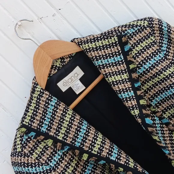 'ELANA byTANNER LADIES PURE SILK LUXURY BLAZER (NO CLOSURE)