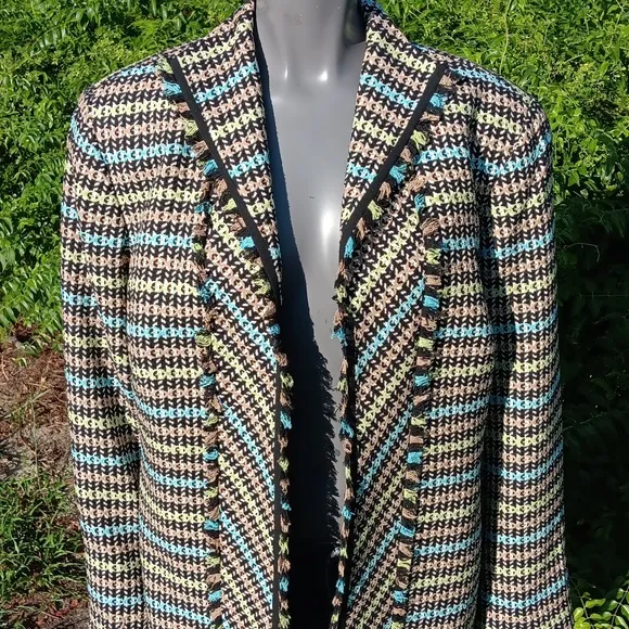 'ELANA byTANNER LADIES PURE SILK LUXURY BLAZER (NO CLOSURE)