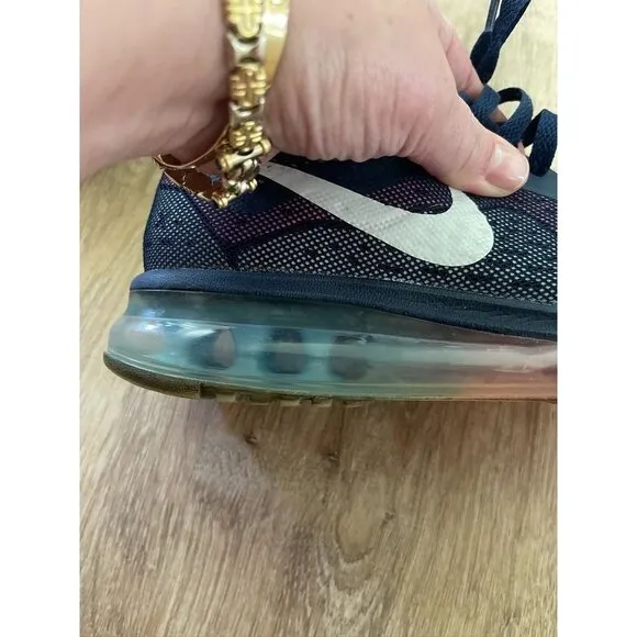 EUC Nike Air Max 2013 Women's Midnight Navy Sail Pink
