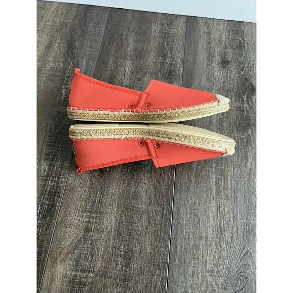 EUC SEA STAR BEACHWEAR Women Beachcomber Orange Espadrille Water Shoes Sz 8