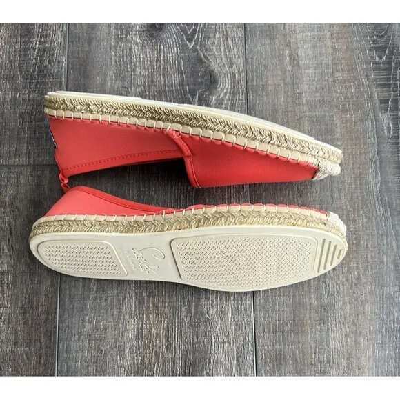 EUC SEA STAR BEACHWEAR Women Beachcomber Orange Espadrille Water Shoes Sz 8