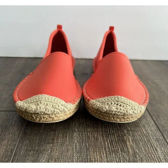 EUC SEA STAR BEACHWEAR Women Beachcomber Orange Espadrille Water Shoes Sz 8
