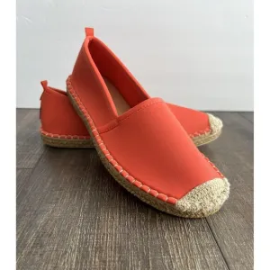 EUC SEA STAR BEACHWEAR Women Beachcomber Orange Espadrille Water Shoes Sz 8