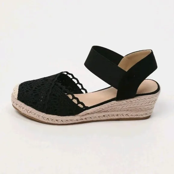Fashionable Women's Wedge Heel Simple Casual Holiday Sandals