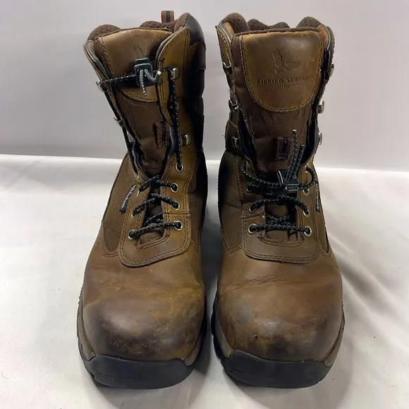 Field &amp; Stream Brown Thinsulate Ultra Insulation Waterproof Boots Shoes For Men