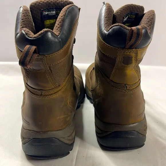 Field &amp; Stream Brown Thinsulate Ultra Insulation Waterproof Boots Shoes For Men