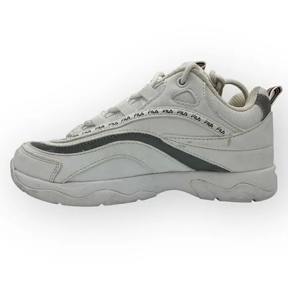 Fila 5rm00683-150 ray trainers Athletic Shoes White Womens 7