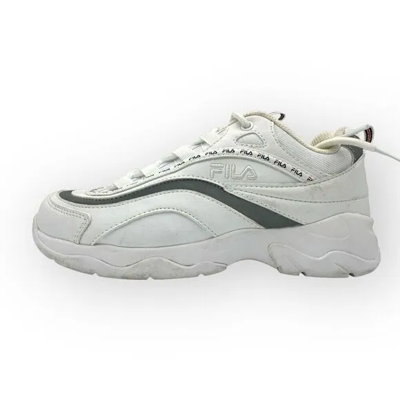 Fila 5rm00683-150 ray trainers Athletic Shoes White Womens 7