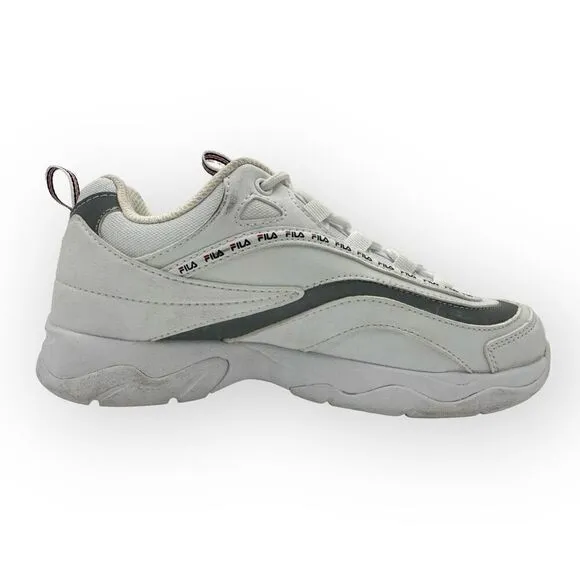 Fila 5rm00683-150 ray trainers Athletic Shoes White Womens 7