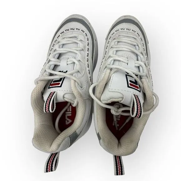 Fila 5rm00683-150 ray trainers Athletic Shoes White Womens 7