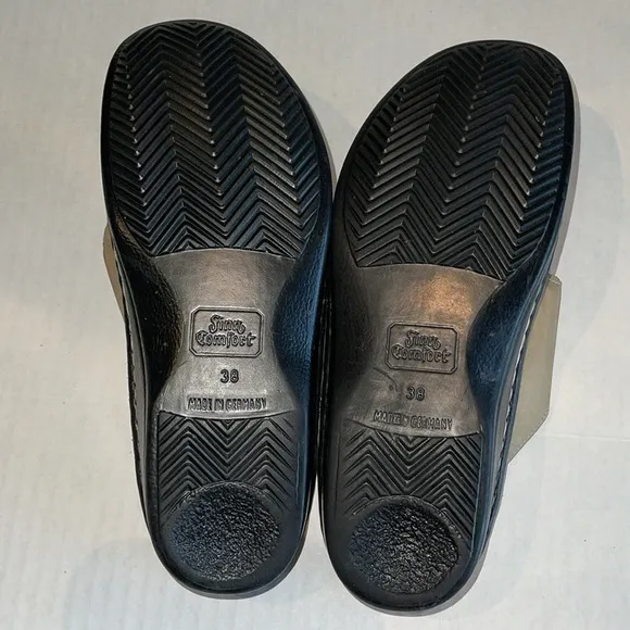 Finn Comfort Moss Green Leather Jamaika Walking Sandals