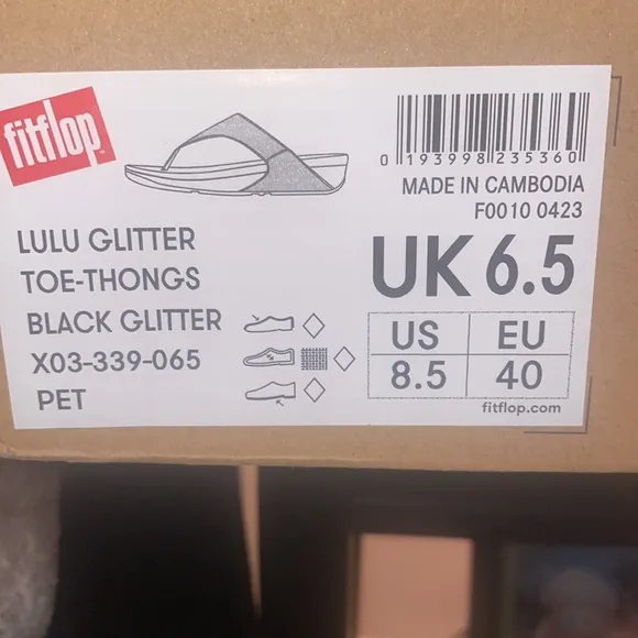 FitFlop LuLu Crystal flip flop