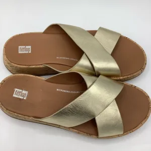 FitFlop Women's Gold Slide Sandals