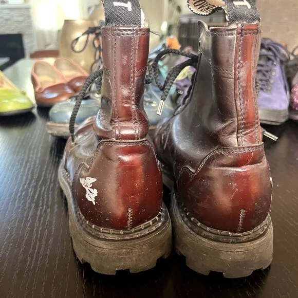 Fluevog Derby Swirl Combat Boot