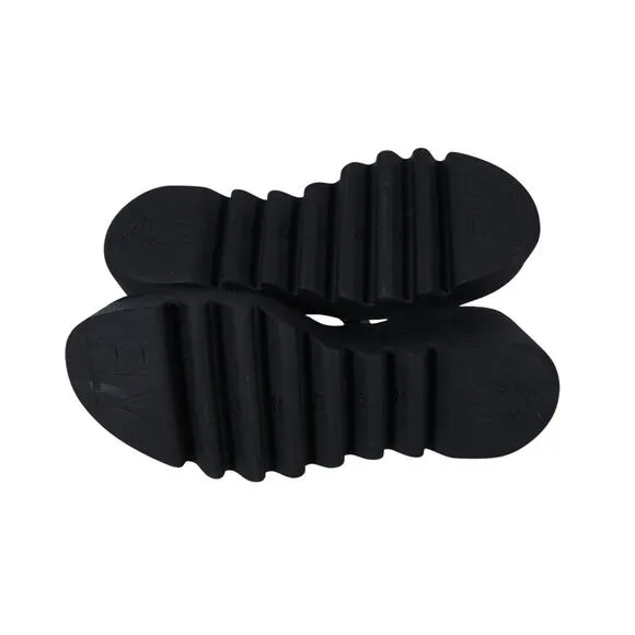 Fly London Womens Shoes 37 Black Leather Platform Ankle Strap Chunky Sole Indie