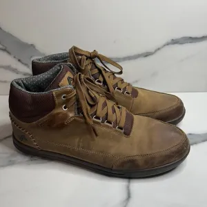 Forsake Phil Mid Waterproof Sneakers Boots Mens Sz 12 Brown Shoes Leather Walnut