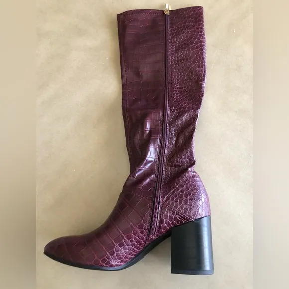 Franco Sarto Tribute Hight Shaft Multiberry Boots Size 7.5