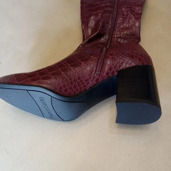 Franco Sarto Tribute Hight Shaft Multiberry Boots Size 7.5