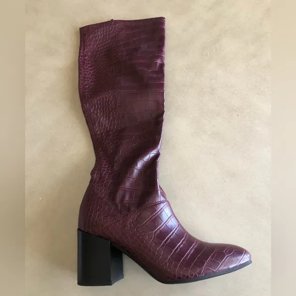 Franco Sarto Tribute Hight Shaft Multiberry Boots Size 7.5