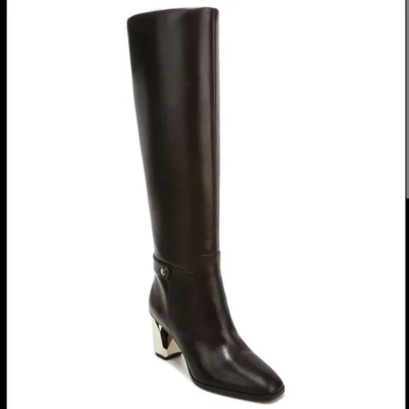 Franco Sarto Womens Tiera High Leather Tall Knee-High Boots