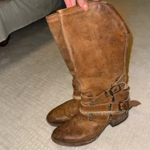 Free bird by Steven drover tall boots tan