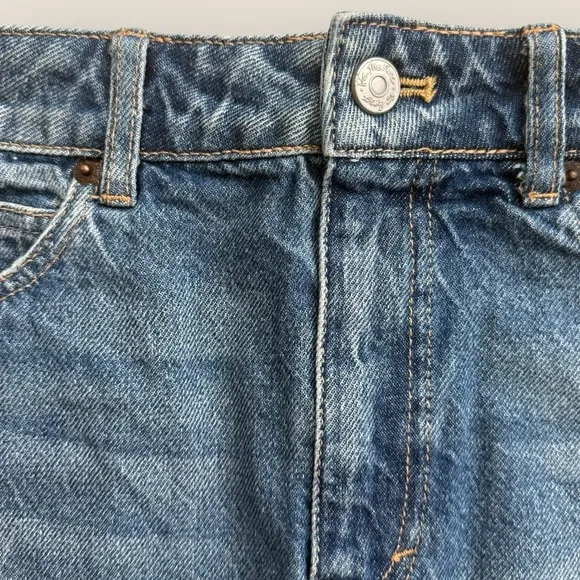 Free People | Bailey Fringe Denim Mini Skirt | Size 27 | NWOT